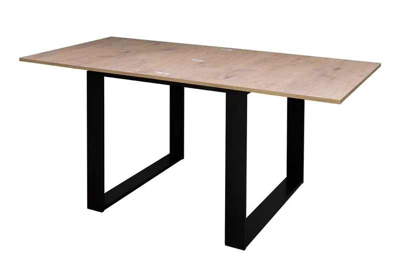 Tavolo da cucina allungabile a libro industrial cm 90x90/180x78h - Vari colori