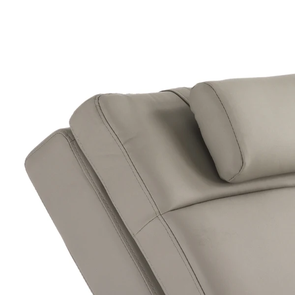 Chaise longue moderna in similpelle con poggiatesta cm 62x172x85h - vari colori