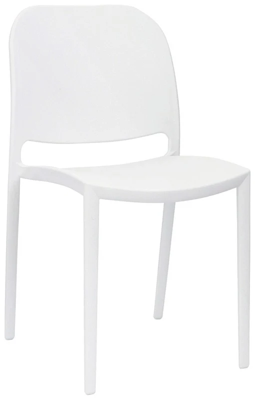 Set da 2 Sedia moderna in polipropilene da giardino o soggiorno cm 46x45x79h - vari colori