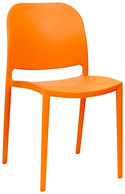 Set da 2 Sedia moderna in polipropilene da giardino o soggiorno cm 46x45x79h - vari colori