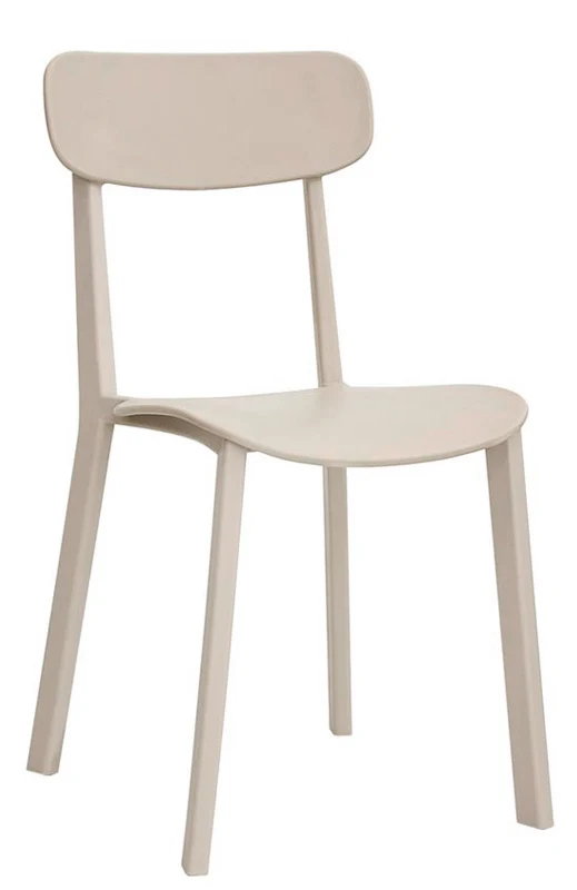 Set da 2 Sedia moderna in polipropilene per living o giardino cm 41x46x80h - vari colori
