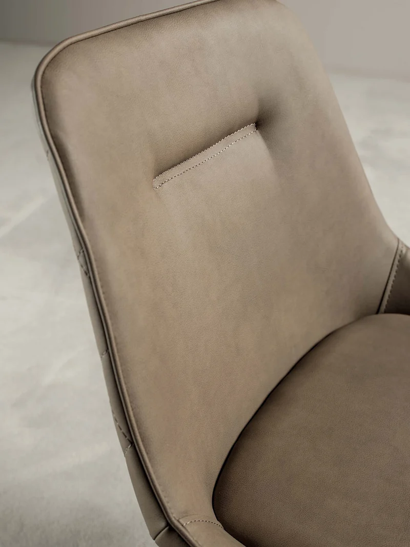 Norway - Set da 2 Sedia living moderna imbottita rivestita in ecopelle cm 50x59x81h - vari colori