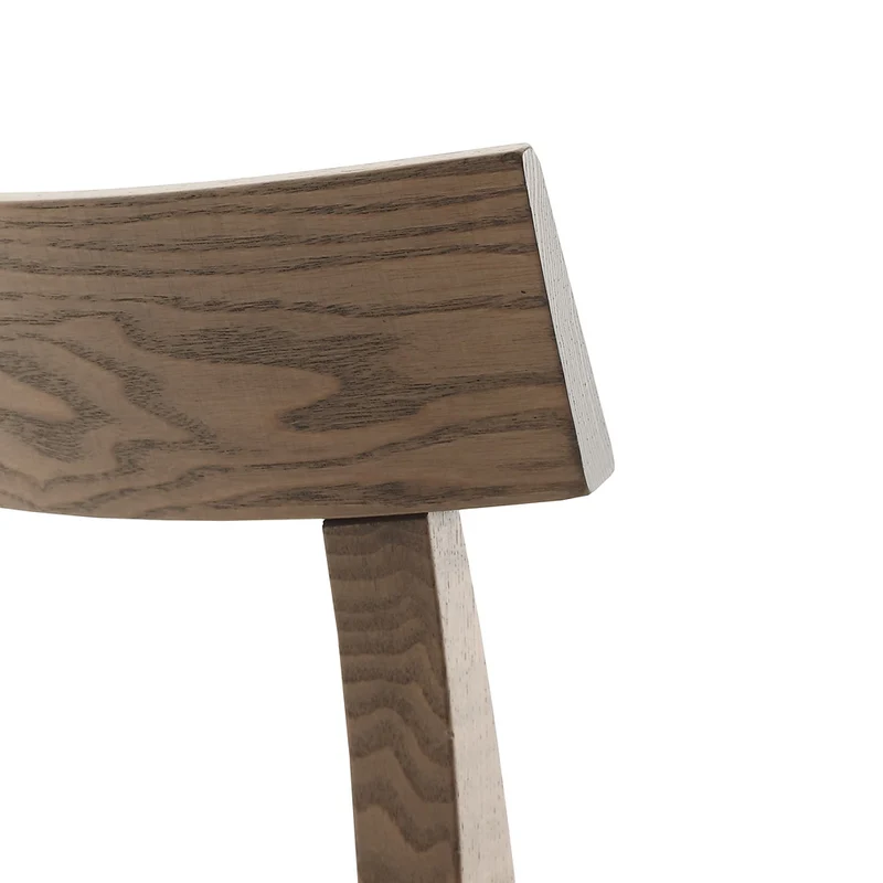Vyolet - Set da 2 Sedia design classico in legno frassino massello e seduta in ecopelle cm 43x46x80h