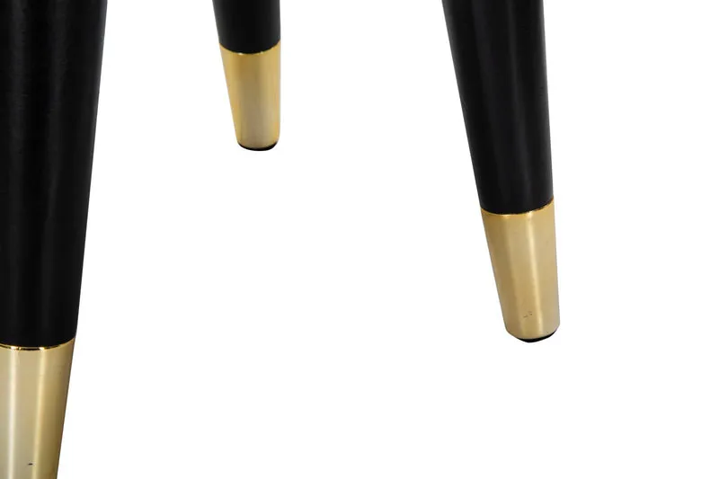 Sgabello basso tondo in legno seduta in tessuto con anello in metallo cm Ø 35x40h - vari colori