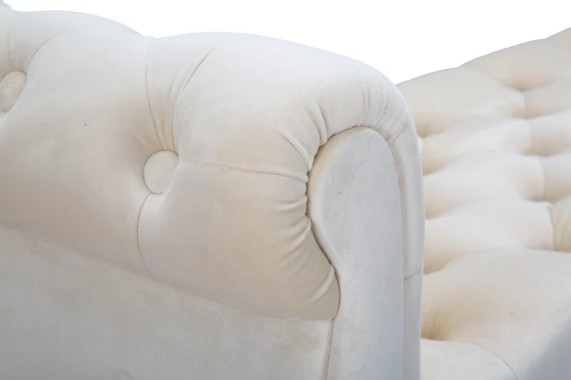 Panca design classico in velluto lavorazione capitonnè cm 120x40x60 - vari colori