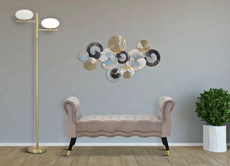 Panca design classico in velluto lavorazione capitonnè cm 120x40x60 - vari colori