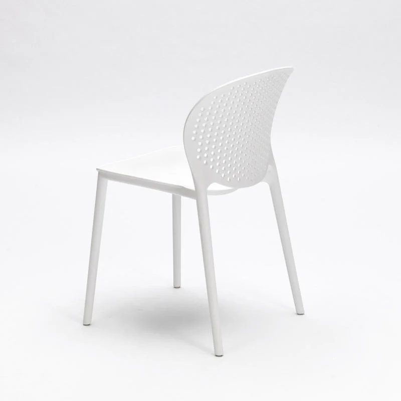Set da 4 Sedia moderna in polipropilene per interno o esterno cm 48x56x80h - vari colori