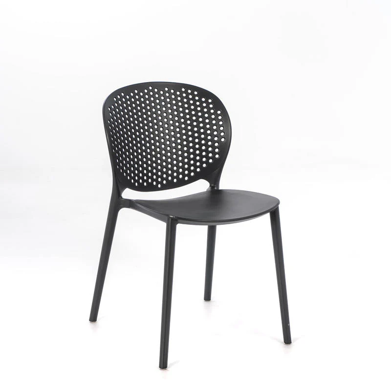 Set da 4 Sedia moderna in polipropilene per interno o esterno cm 48x56x80h - vari colori