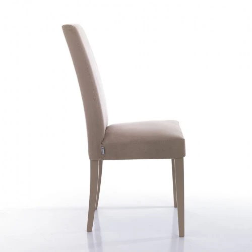 Set da 2 sedia moderna per soggiorno o salotto imbottita rivestita in velluto cm 46x45x100h - vari colori