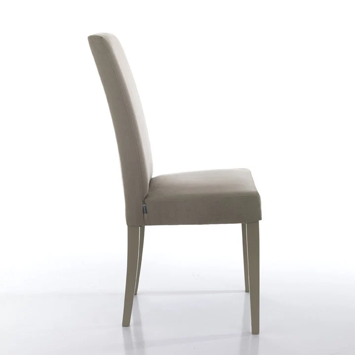 Set da 2 sedia moderna per soggiorno o salotto imbottita rivestita in velluto cm 46x45x100h - vari colori