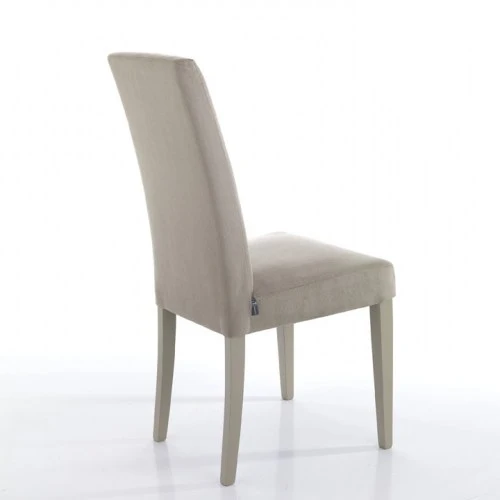 Set da 2 sedia moderna per soggiorno o salotto imbottita rivestita in velluto cm 46x45x100h - vari colori