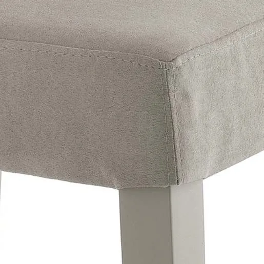 Set da 2 sedia moderna per soggiorno o salotto imbottita rivestita in velluto cm 46x45x100h - vari colori