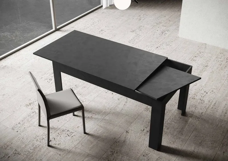 Diaz - Tavolo allungabile moderno per soggiorno in legno cm 160/220x90x77h - vari colori