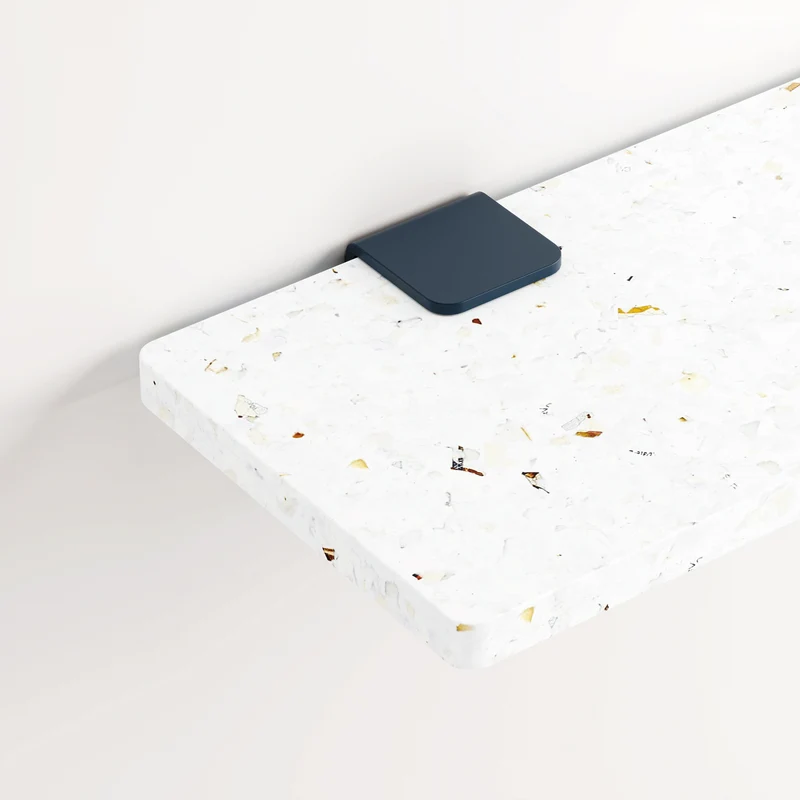 Lot de 3 étagères murales BRACKET - plastique recyclé Venezia - 60 à 150cm
