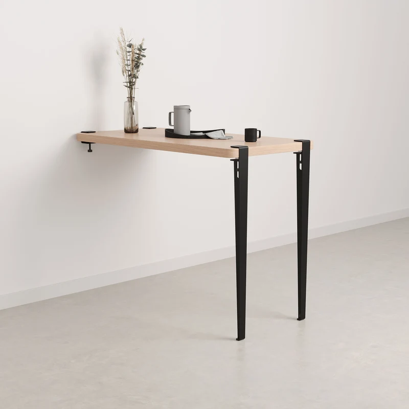 Table haute murale TIPTOE - bois éco-certifié