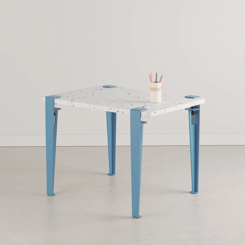 Bureau enfant TIPTOE 70x50cm - plastique recyclé Tutti Frutti