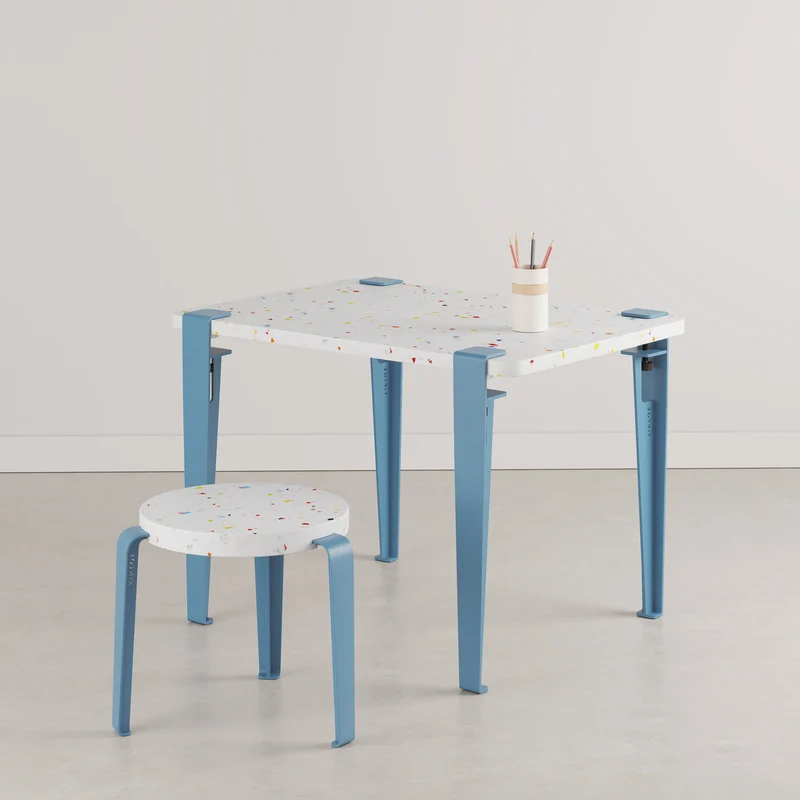 Bureau enfant TIPTOE 70x50cm - plastique recyclé Tutti Frutti