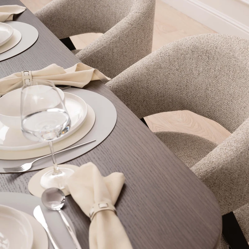 Leather Octagonal PLACEMAT & Napkin Rings BOTTEGA by Ekaterina Borovkova for ADJ STYLE