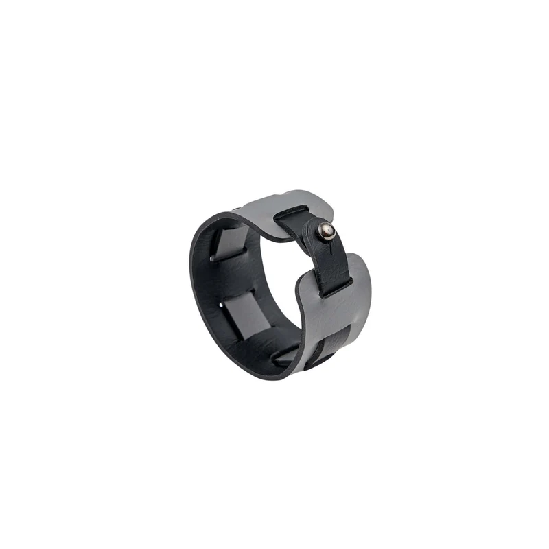 Leather Oval PLACEMAT & Napkin Rings BOTTEGA by Ekaterina Borovkova for ADJ STYLE