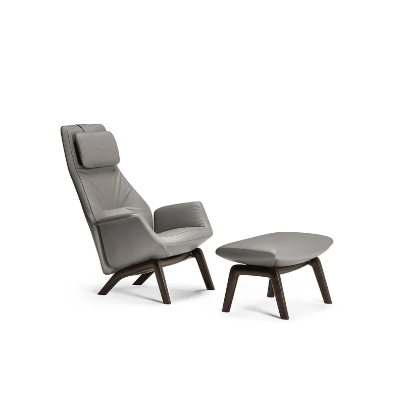 Armchair DOWNTOWN LOUNGE by Jean Marie Massaud for Poltrona Frau