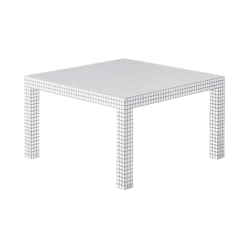 Honeycomb Wood Dining Table QUADERNA by Superstudio for Zanotta
