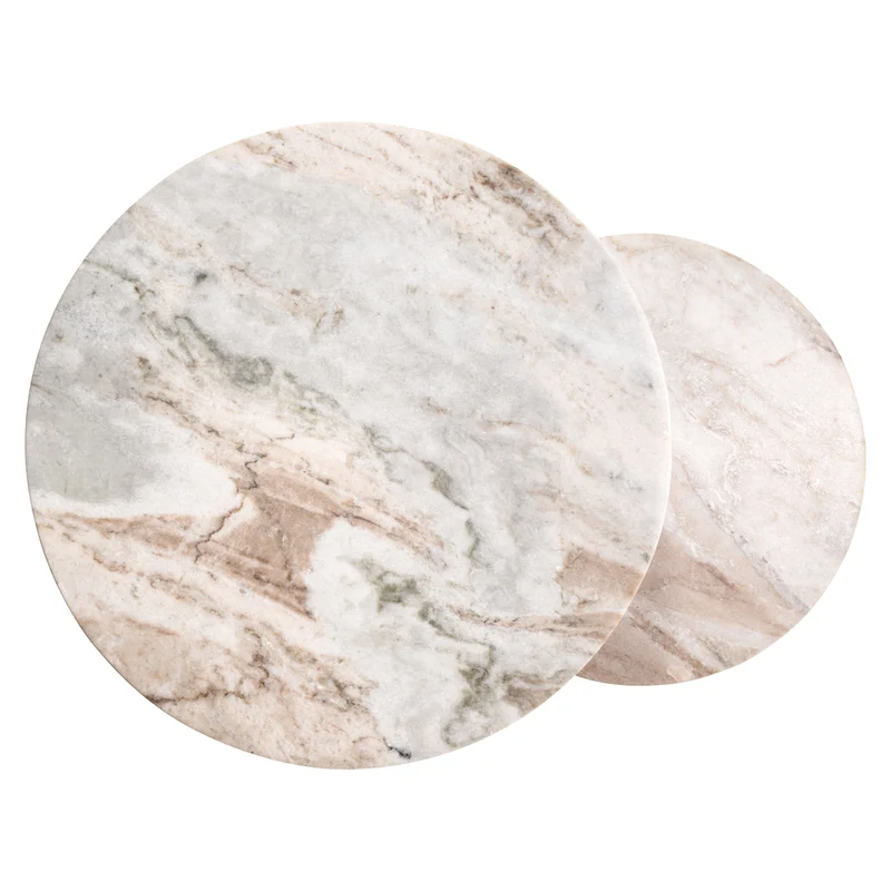 Richmond Interiors Beistelltisch Bottega Blush beige (Set of 2)