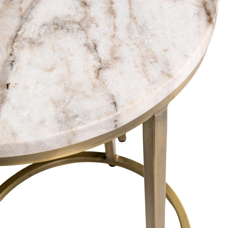 Richmond Interiors Beistelltisch Bottega Blush beige (Set of 2)