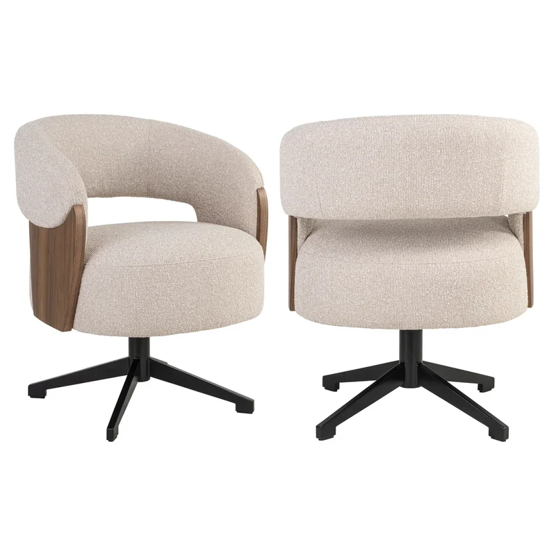 Richmond Interiors Esszimmerstuhl Pollux lodge desert walnut