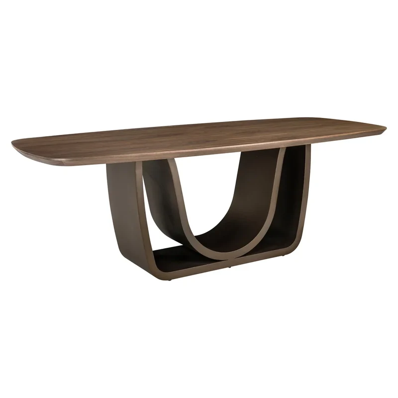 Richmond Interiors Esstisch Windsor walnut 230 brass base