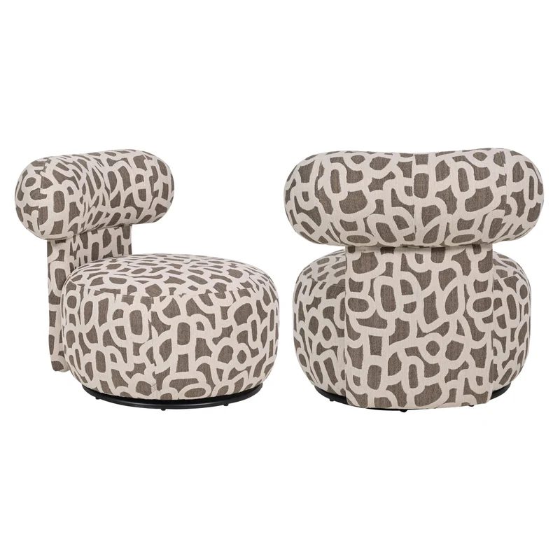 Richmond Interiors Lounge Stuhl Kaya weave brown