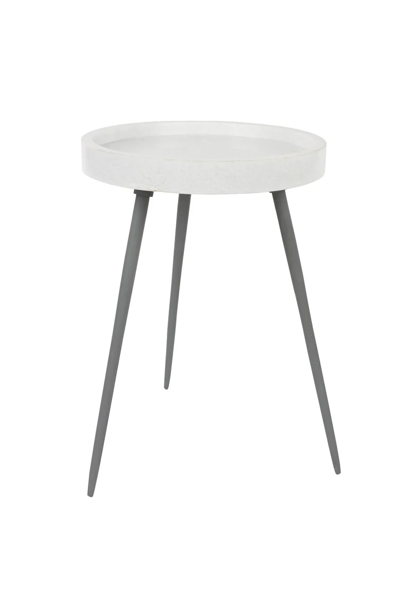 Beistelltisch Karrara White