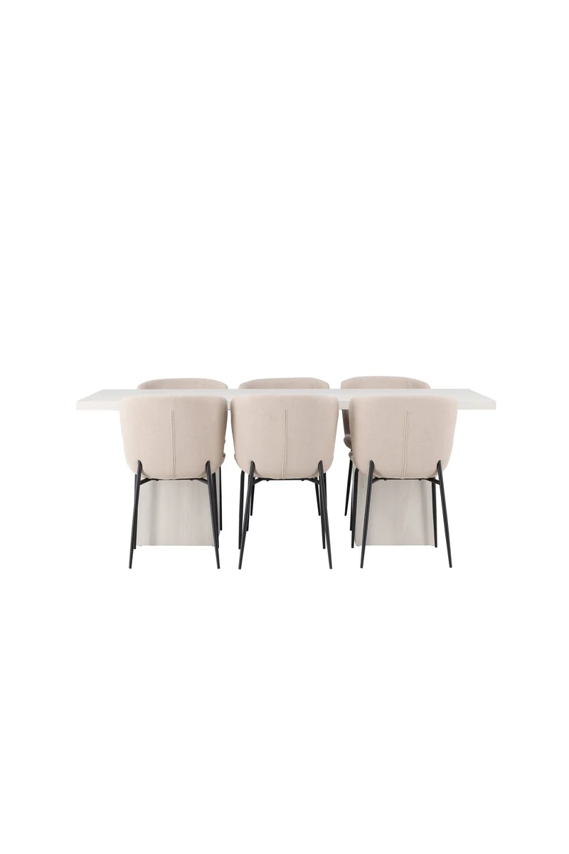 Olga Esszimmerset + Modesto 200cm/6St.