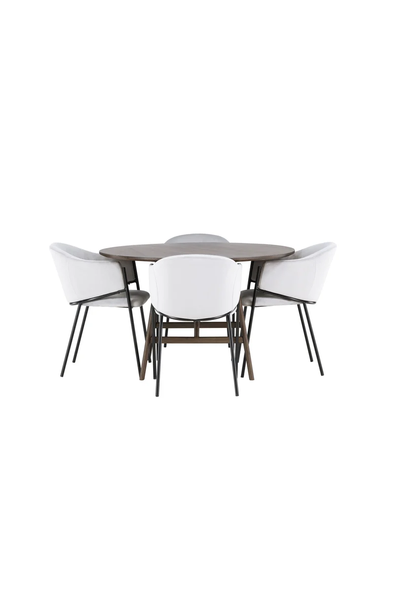 Kaseindon Esszimmerset + Evelina ⌀100cm/4St.