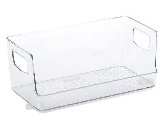 ZELLER Aufbewahrungsboxen Set 2-teilig Kunststoff transparent 25.5x12.5x11 cm