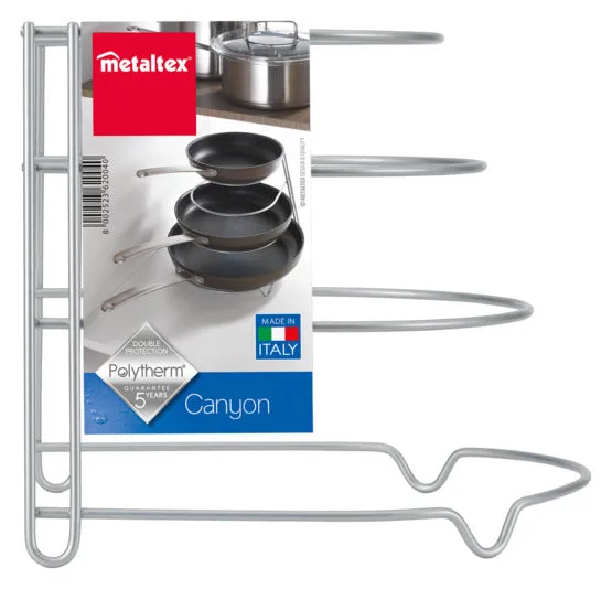 METALTEX Bratpfannenständer Canyon silber