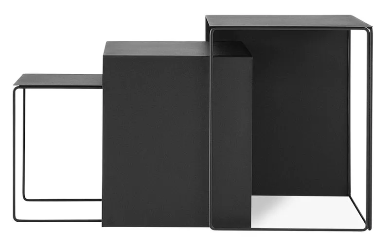 Cluster Tisch 3er Set