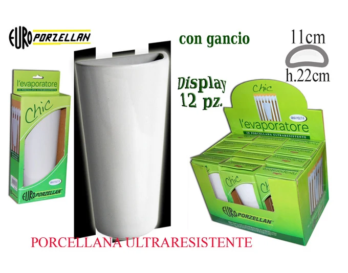 EURO PORZELLAN Flachverdunster Chic Porzellan 22x11 cm