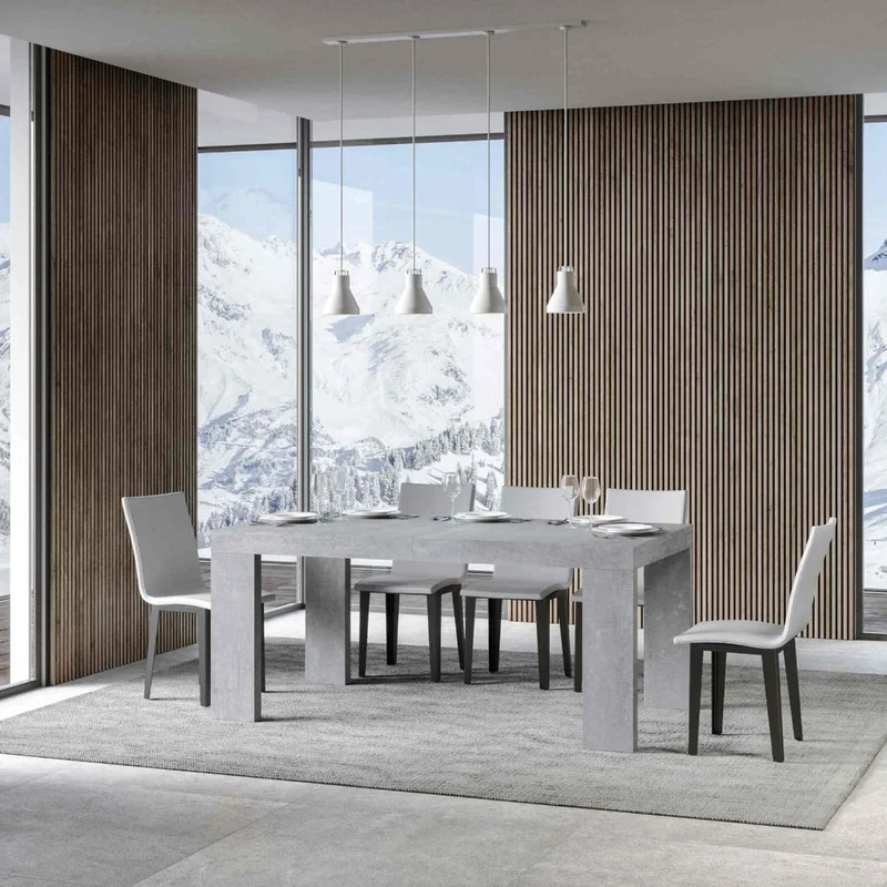Napal - Tavolo allungabile design moderno per cucina o sala pranzo in legno - vari modelli