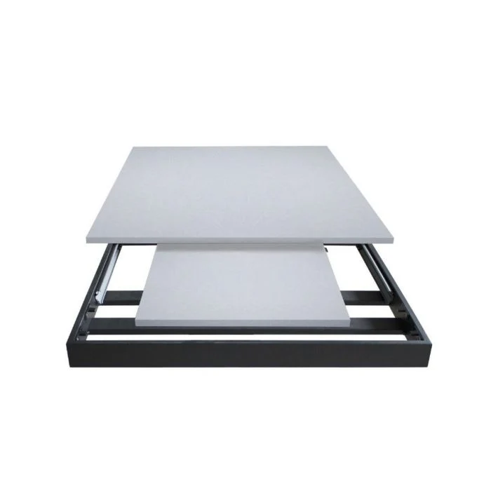 Anchise - Tavolo allungabile industrial gambe in metallo piano in legno cm 160/220x90x74h - vari colori