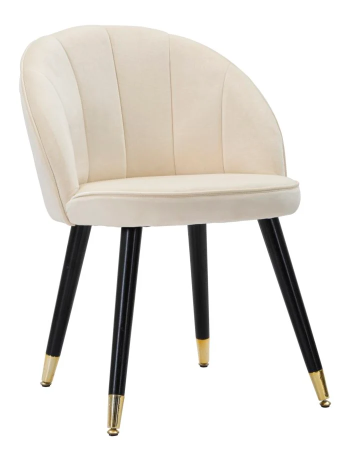 Sedia moderna da salotto seduta rivestita in tessuto velluto gambe in legno cm 57x58x80h - vari colori