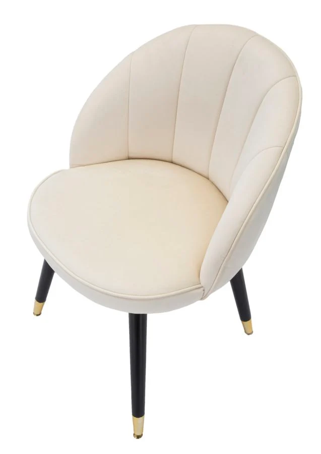 Sedia moderna da salotto seduta rivestita in tessuto velluto gambe in legno cm 57x58x80h - vari colori