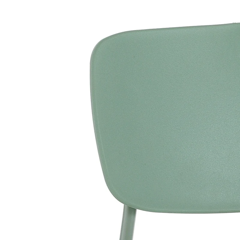Set da 4 Sedia moderna in polipropilene e metallo cm 43x51x78h - vari colori