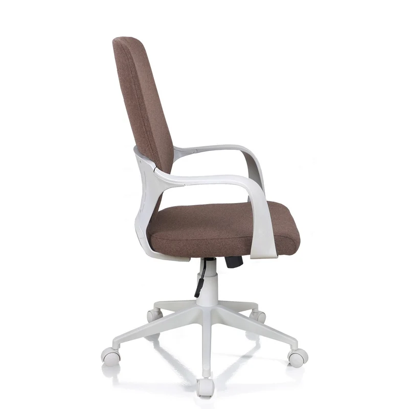 Poltrona direzionale da ufficio in polipropilene e tessuto cm 62x61x101/111h - vari colori