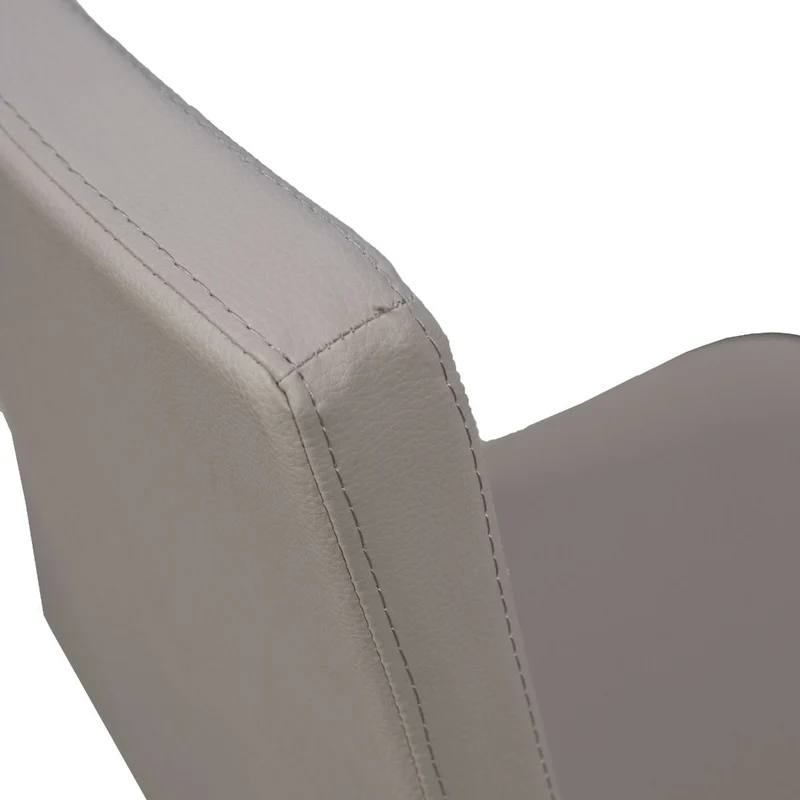 Fidem - Set da 2 Sedia gambe in metallo seduta in similpelle cm 40x42x85h - vari colori