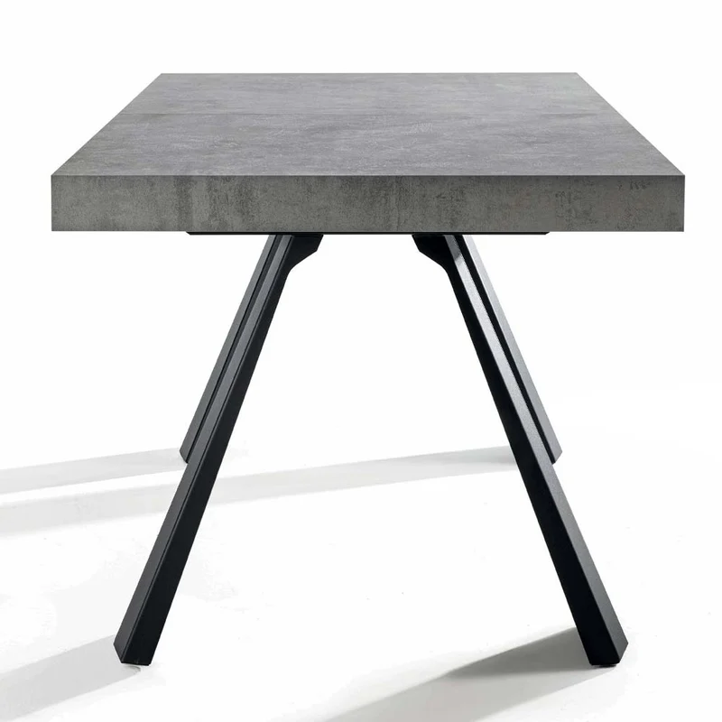 Farard - Tavolo allungabile da pranzo piano in legno cm 200/500x100x76h - vari colori