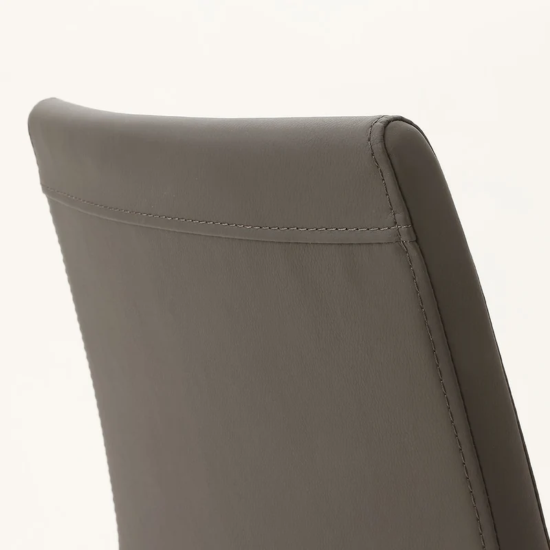 Naked - Set da 4 Sedia moderna in ecopelle struttura in metallo cm 44x56x89h - vari colori