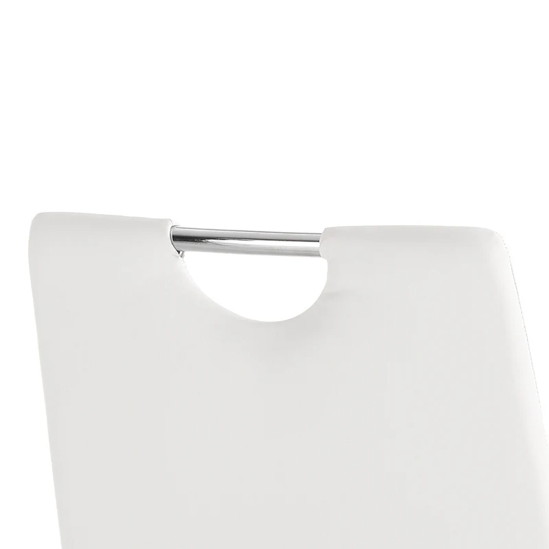 Set da 4 Sedia living moderna rivestita in similpelle cm 44x51x91h - vari colori