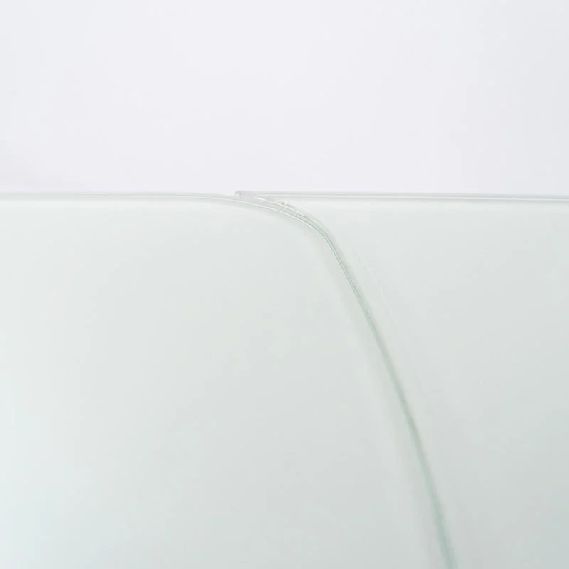 Tavolo design allungabile piano in vetro extrawhite gambe in metallo bianco cm 140/210x90x76h