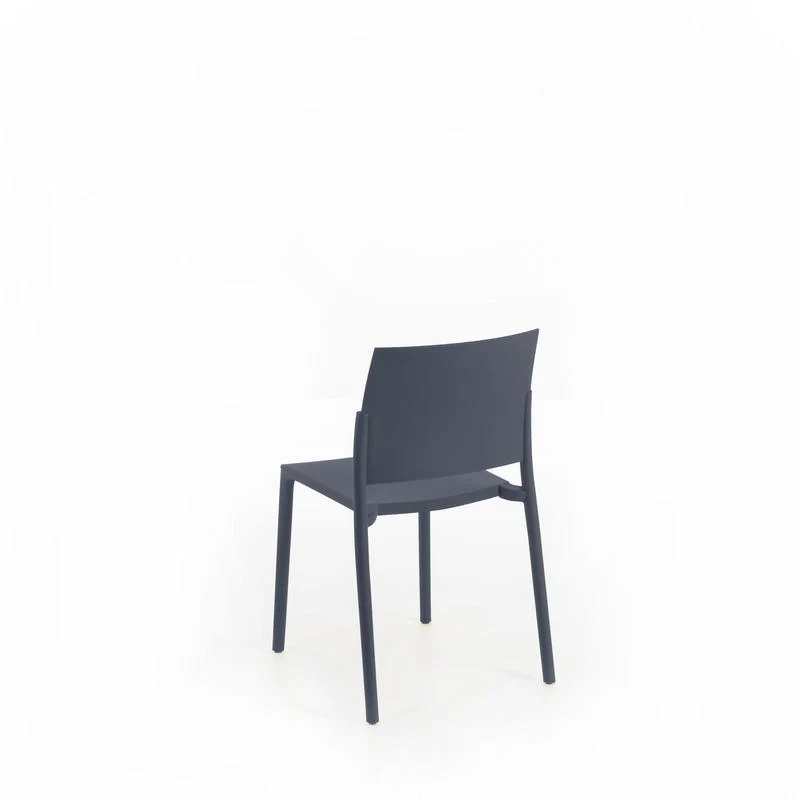 Set da 4 Sedia in polipropilene per interno o esterno design moderno cm 52x52x81h - vari colori