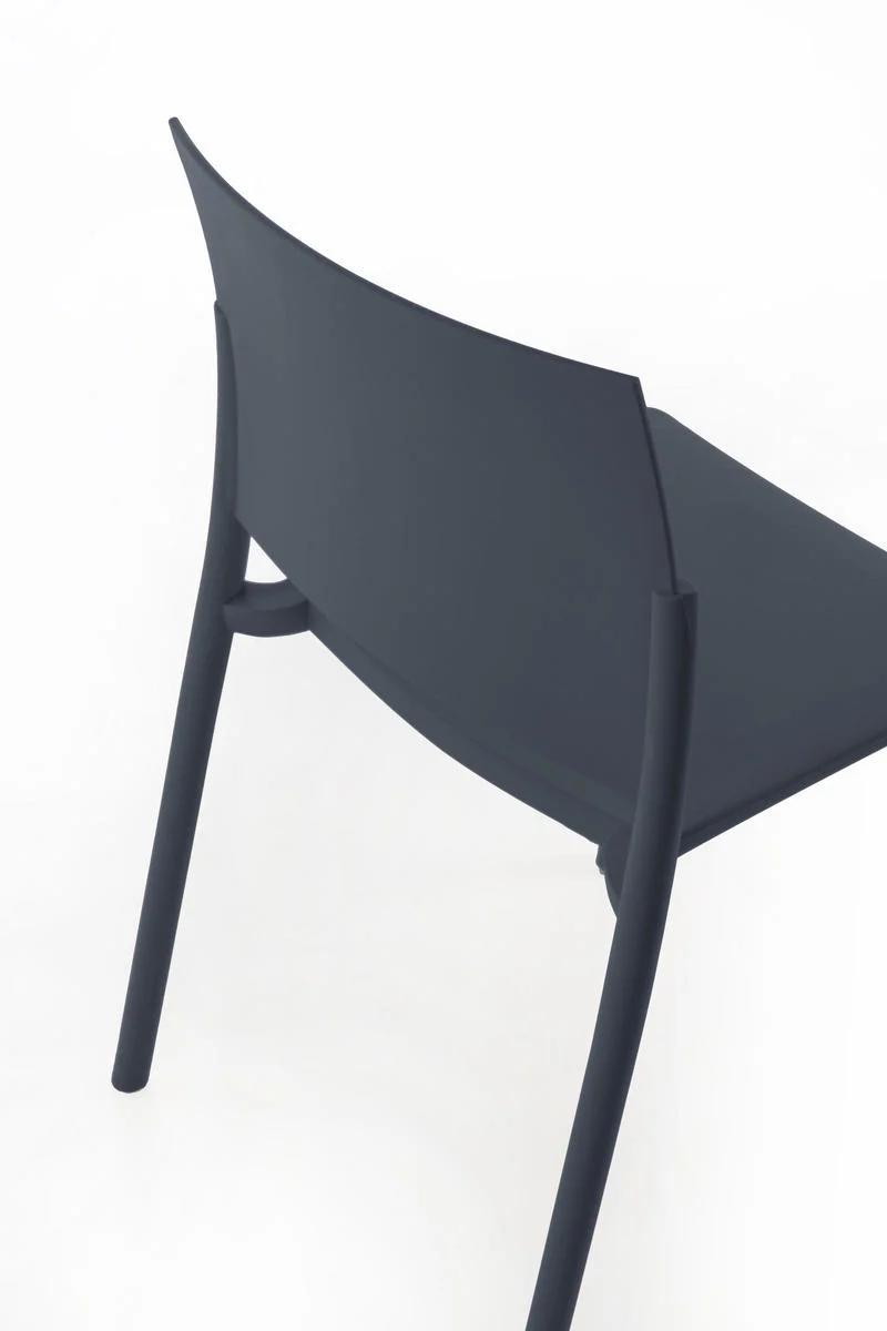 Set da 4 Sedia in polipropilene per interno o esterno design moderno cm 52x52x81h - vari colori